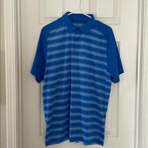 Under Armour size Large HeatGear golf polo.